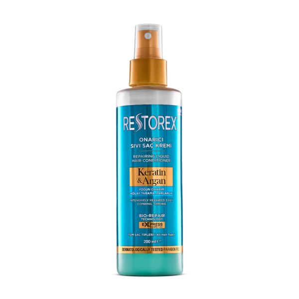 Restorex Keratin & Argan Bio-Repair Liquid Hair Conditioner 200ml